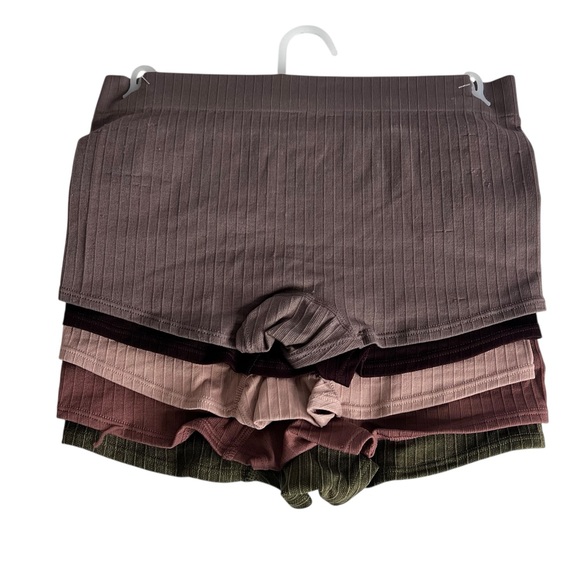 DANSKIN Women’s Seamless Boyshort Panties Sz Small Lot/5 Multi Colors Flaws - Picture 2 of 10